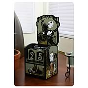 Nightmare Before Christmas Jack and Kids Wooden Calendar